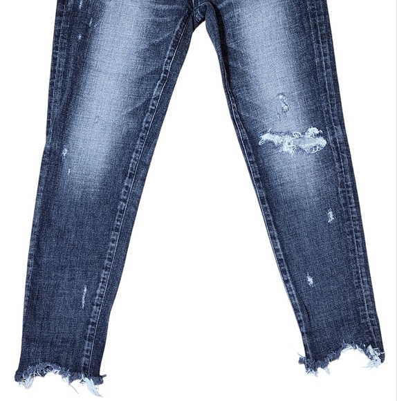 Moussy Glendele Distressed Ankle Denim Size 27 - Picture 6 of 14